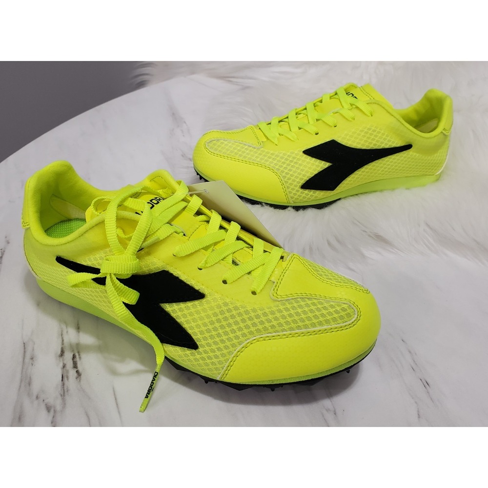NEW EURO 36.5 US 4.5 MENS Diadora Mid Distance Spike Sneaker TRACK RUNNING SHOE